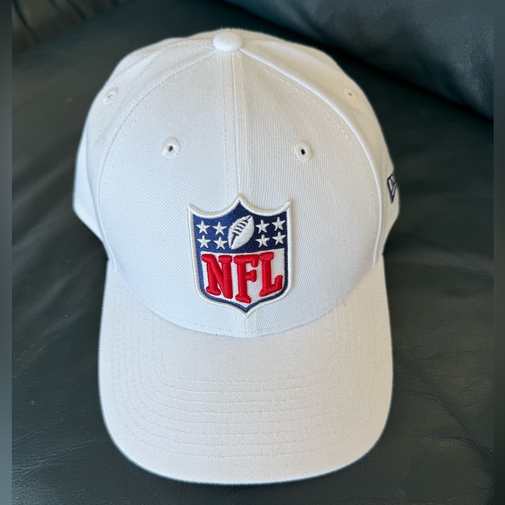 White NFL Shield Logo Hat - Picture 3 of 9